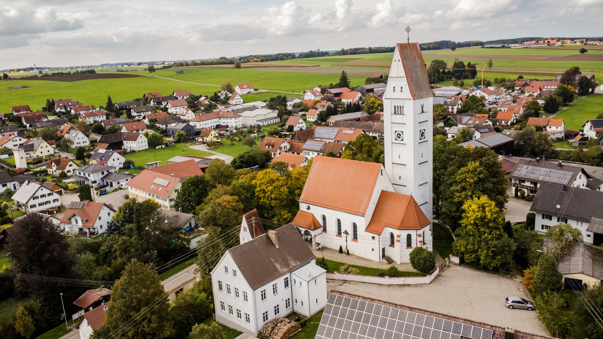 Luftbild Kirche Eppishausen