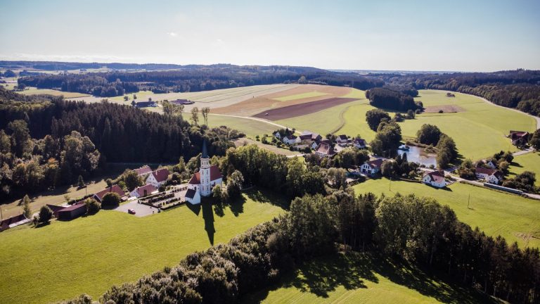 Luftbild vom Ortsteil Könghausen